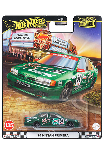 HOT WHEELS '94 NISSAN PRIMERA - BOULEVARD NO:135 - PREMIUM - (1/64