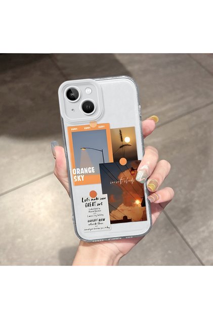 iPhone 13 Compatible Case Camera Protected Transparent Ultra Thin Silicone Cover