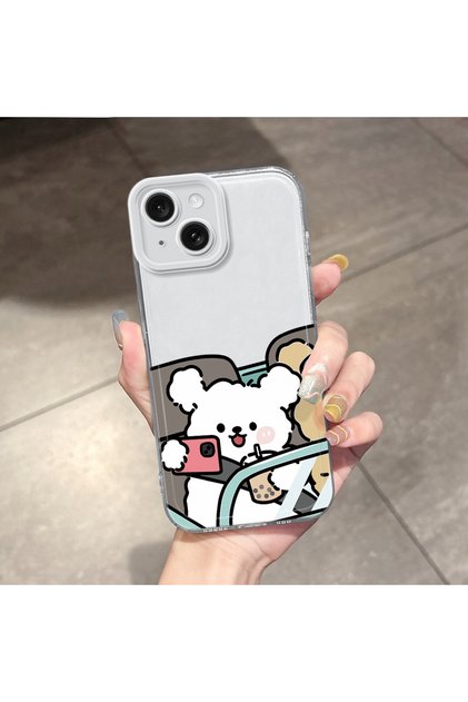 iPhone 15 Compatible Case Camera Protection Transparent Ultra Thin Silicone Cover