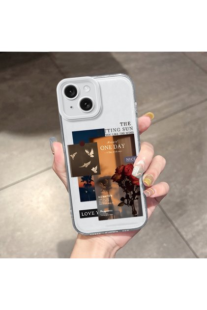 iPhone 15 Compatible Case Camera Protection Transparent Ultra Thin Silicone Cover