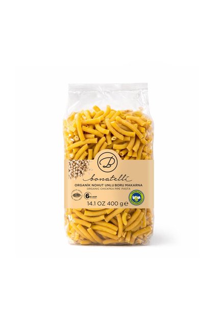 Organik Nohut Unlu Boru Makarna 400 G