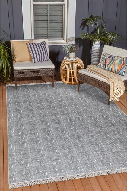 Alya- Double-Sided, Foldable, Washable, Cotton Rug; Living Room, Sitting Room, Balcony