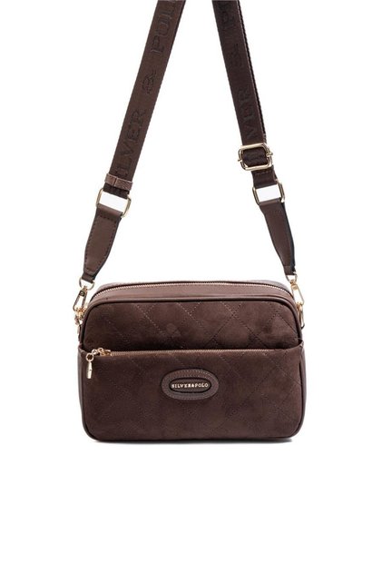 Brown - Brown Suede Women's Crossbody Bag Sp1267