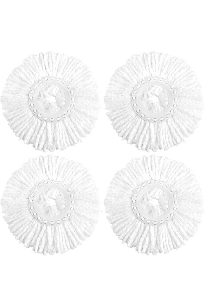 Spin Mop Replacement Head for 360°, Microfiber Mop Head Replacement Refills Round Shape