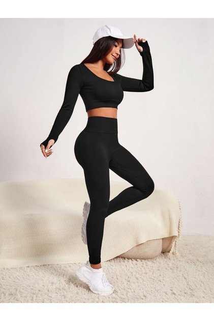 Extra Lycra Soft Touch Oshyo High Waist Side Stitch-Free Flexible Firming Shaping / Sculpting Sports Leggings