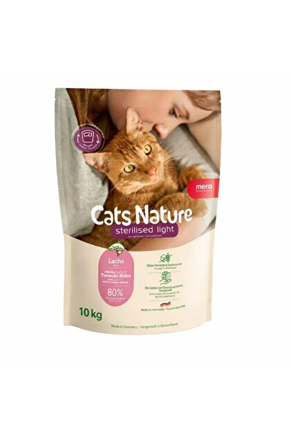 Mera Cats Nature Kısırlaştırılmış Somonlu Yetişkin Kedi Maması 10