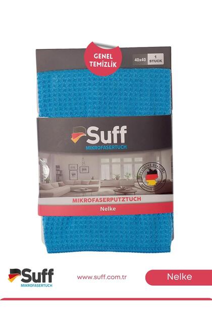 Nelke Microfiber Dust Cleaning Cloth Small Checkered 40X40 cm Blue