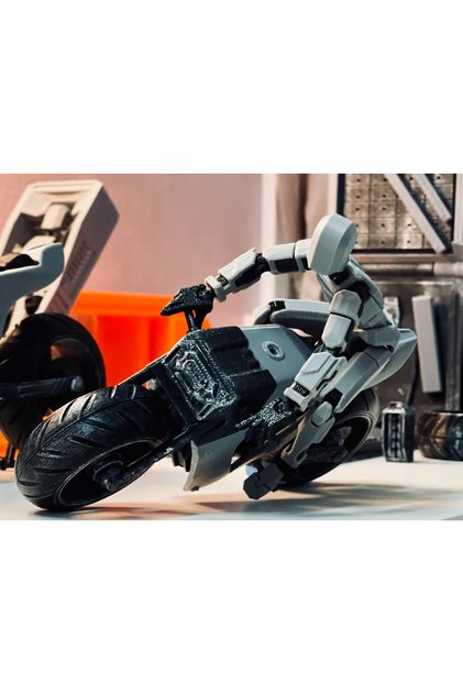 Dummy 13 için Fütüristik Elektrikli Motosiklet+ Dummy V2 – Koleksiyonluk %125 büyütülmüş