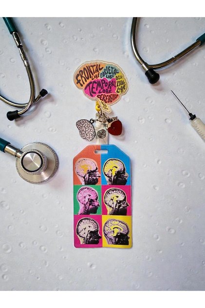 Brain-Radiology Sa deznom Vertical Držač za kartice i Yoyo i Yoyo ukrasni set