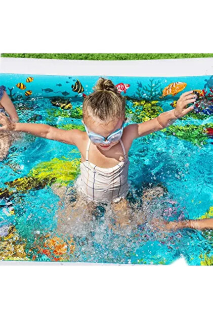 Bestway 3D undersea adventure sisme Jumbo havuz 262×175×51 cm