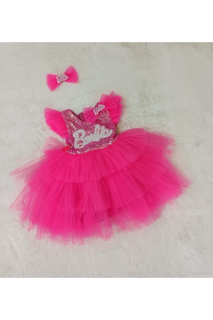 Bo-Gie Barbie Pink Sequin Tutu Dress- Trendyol
