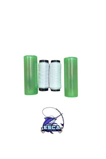 2 Adet Elastik Delikli Tüplü 0.15 MM 200 METRE Toplam 400 Metre Yem İpi