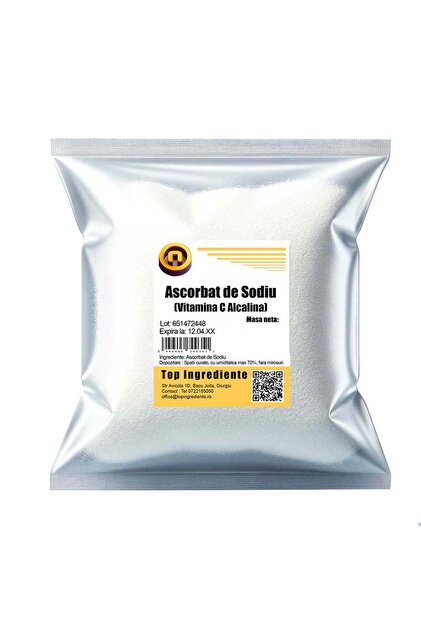 Vitamina C alcalina / Ascorbat de sodiu - 500g