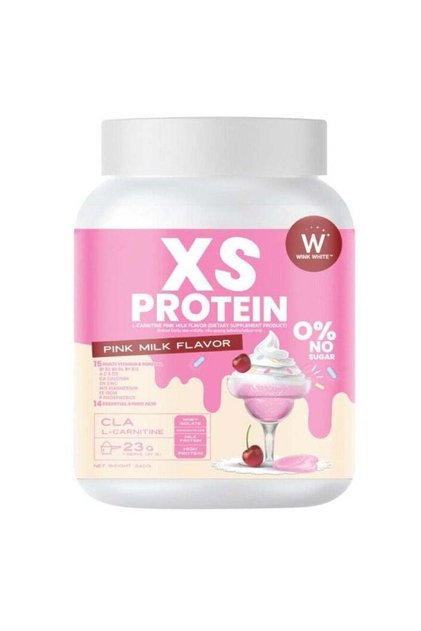 XS Protein Pink Milk | 23g High Protein Powder + Amino Acids | Zero Sugar Whey Formula