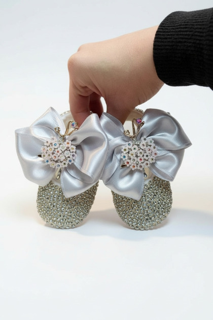 Ballerina Detailed Stoned Baby Girl Gift Shoes