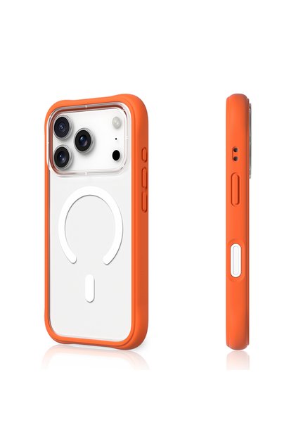 iPhone 17 Pro Max Compatible Case M-Safe Featured Airbag Dynamic 2 Series Cover Orange