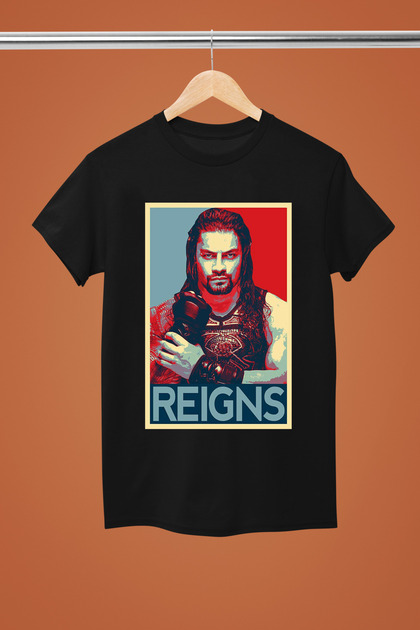 Roman Reigns Tribal Chief Wwe Printed Cotton Short Sleeve Youth and Kids Tshirt