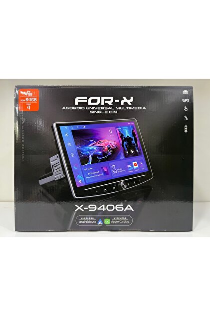 For-X X-9406A TEK DİN 360 DÖNER IPS EKRAN 4/64 PRO - Fiyatı, Yorumları