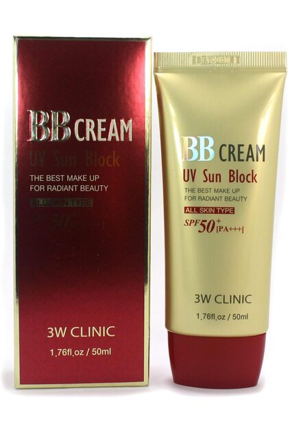 UV Sun Block BB Cream SPF50+ PA+++, 50ml/1.76oz