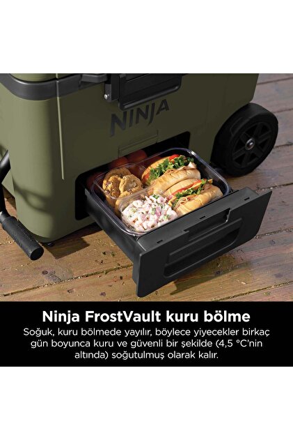 NINJA FrostVault Tekerlekli Cooler 42 Litre - Haki - Fiyatı, Yorumları