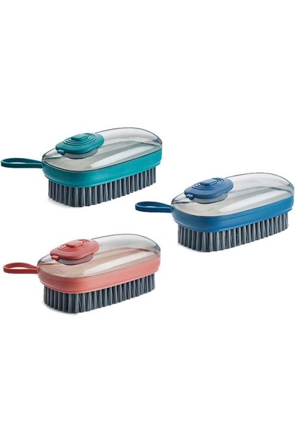 Multi-functional Cleaning Brush for Kitchen and Bathroom (Dark Green)