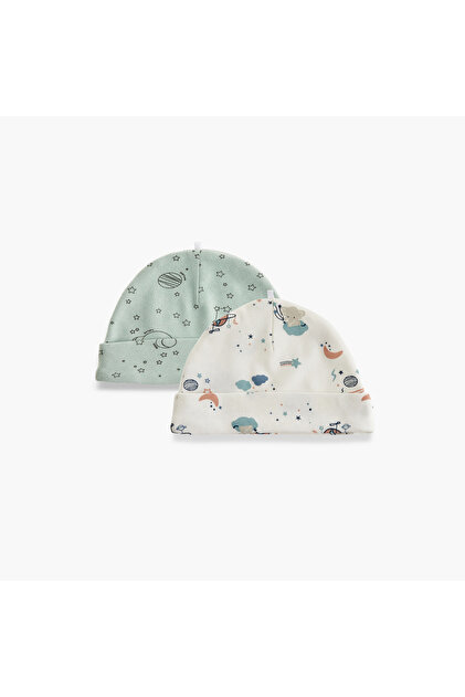 Printed Caps - Set of 2