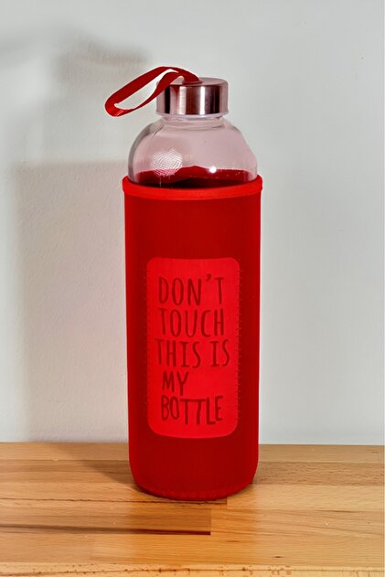 Healthy Glass Water Bottle 1000 Ml Water Bottle, 1lt Sports Water Bottle with Case