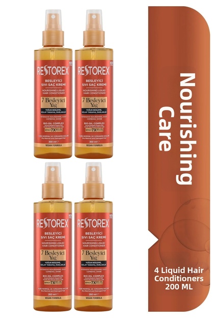 7 Balsam lichid de îngrijire hrănitoare 4X200 ml