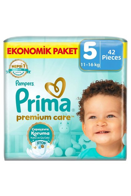 Baby Diapers Premium Care Size 5 42 Pieces Junior Jumbo Pack