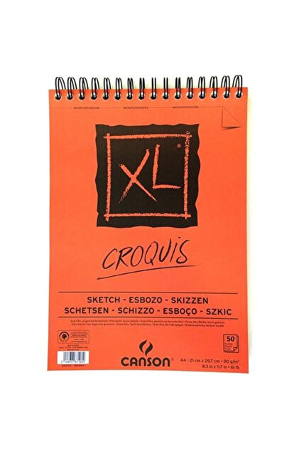 Canson Xl Dessin Spiralli Çizim Blok A4 160gr 50 Yaprak - Fiyatı