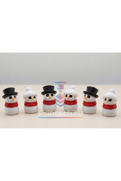 Mini Frosty | Küçük Kardan Adam Figürü (2,5 cm) (10 Adet)