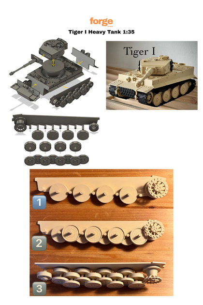 Forge Triverse Tiger I Ağır Tank Model Kiti 1/35 Ölçekli - Fiyatı