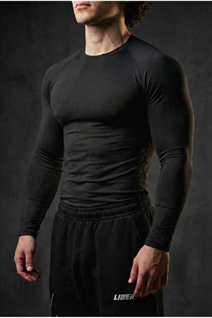 Liber Basic Uzun Kollu Compression T-shirt (SİYAH) - Fiyatı, Yorumları