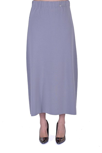A Knitwear Skirt Gray