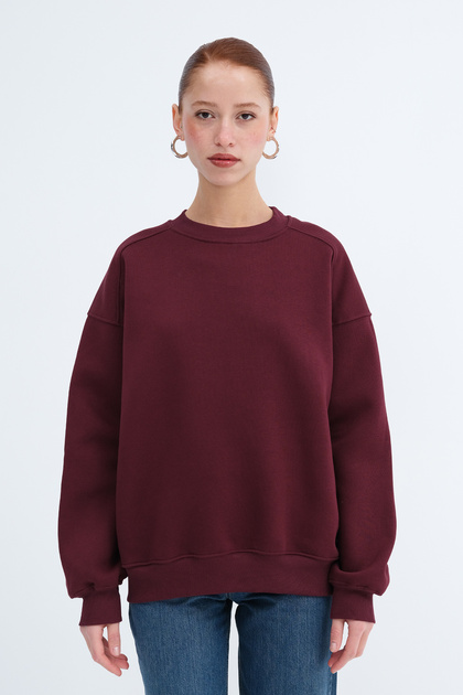 Addax Şardonlu Basic Sweatshirt S3408-K11 - Fiyatı, Yorumları