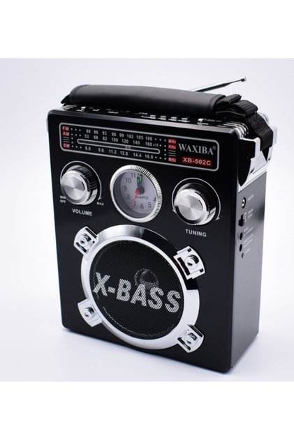 Ραδιόφωνο XB 502C ROTOSONIC USB SD TF MP3 PLAYER Φακός και Ρολόι
