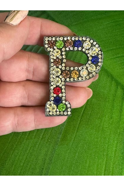 5X4 cm Iron-On Letter P Emblem
