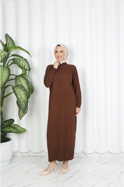 Venezya Knitwear Dress with Collar Detail