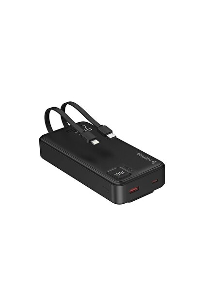 Kensa 20.000 mAh Powerbank – 22.5 W Hızlı Şarj Dahili Kablolu LED
