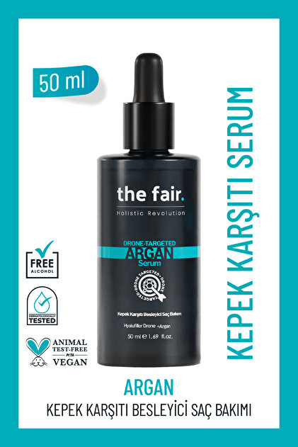 The Fair Argan Drone-targeted Kepek Karşıtı Besleyici Vegan Saç