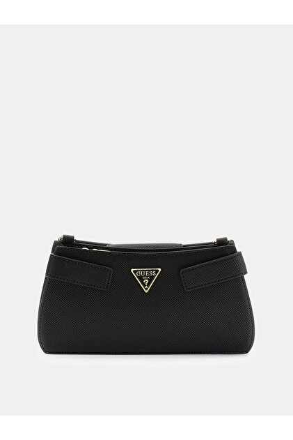 Guess Stacey Dönüştürülebilir Kapaklı Kadın Siyah Çapraz Çanta