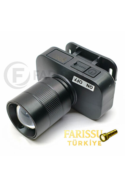 farissu Gold Kama GK700SM LED Kafa Feneri – 30W Zoomlu, Şarjlı
