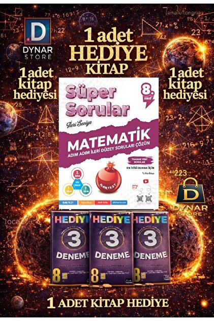 Nartest Yayınları 8. Sınıf Matematik Süper Sorular - Fiyatı, Yorumları