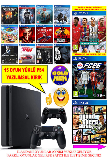 Galaktikos Tech Siyah Renk Playstation 4 Ps4 Slim Kasa 1 TB HDD 13