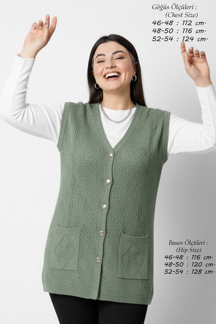 Knitwear Women's Plus Size Steel Mesh Women's Thick Winter Mother Vest