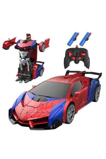 Transforming RC Robot Car Toy, 360° Spin, Remote Control Gift for boys and girls