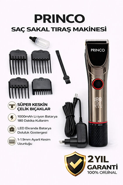 Princo Şarjlı Saç Sakal Tıraş Makinası Pr-660 - Fiyatı, Yorumları