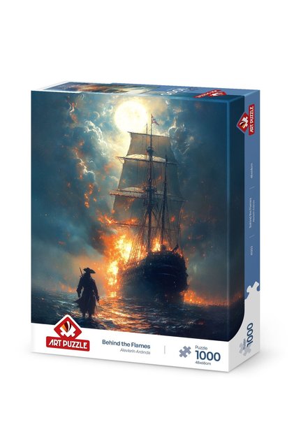 Alevlerin Ardında 1000 Parça Puzzle