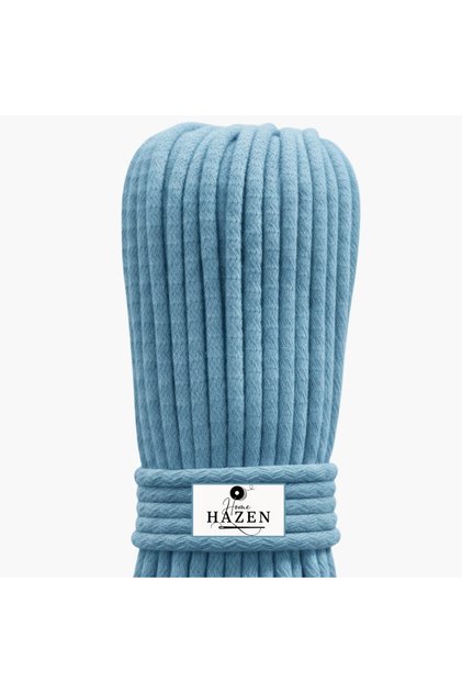 Cord Rope Cotton 4-5 mm 500 Gr 45-50 m Basket Bag Supla Rope - Baby Blue