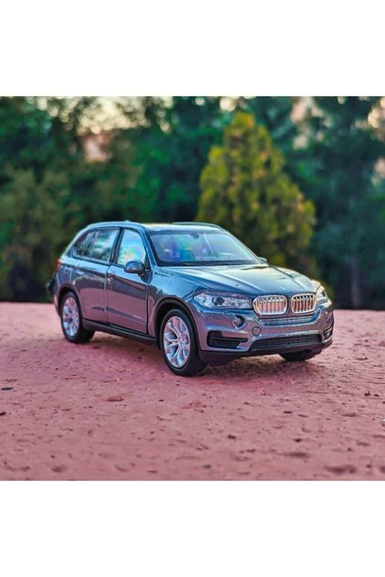 1:36 Scale Bmw X5 Metal Pull and Drop Model Car Gray Color